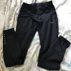 nike running leggings in black